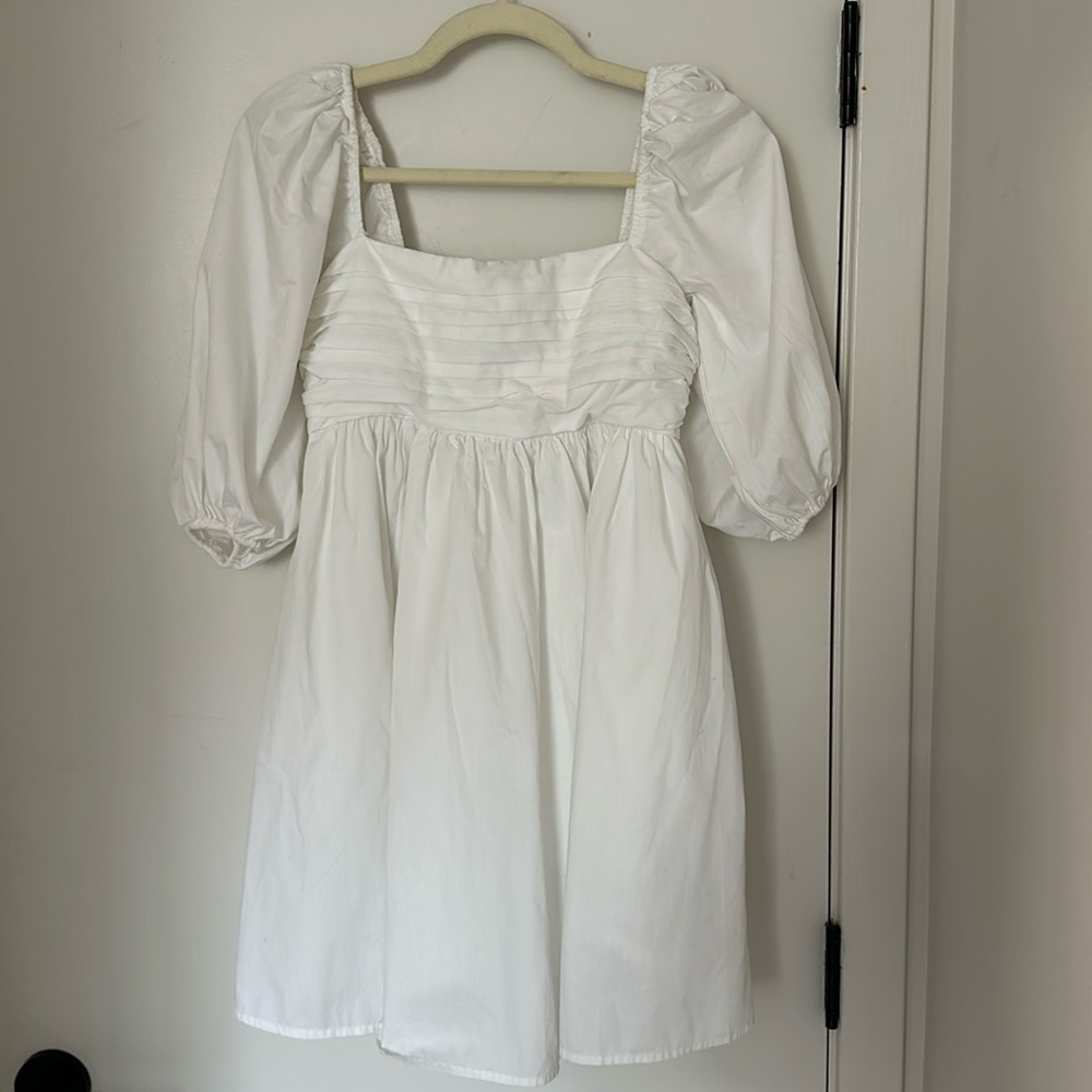 Abercrombie&Fitch Emerson Waisted Poplin Mini Dress